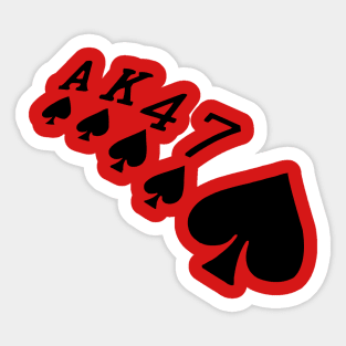 Playing cards Sticker